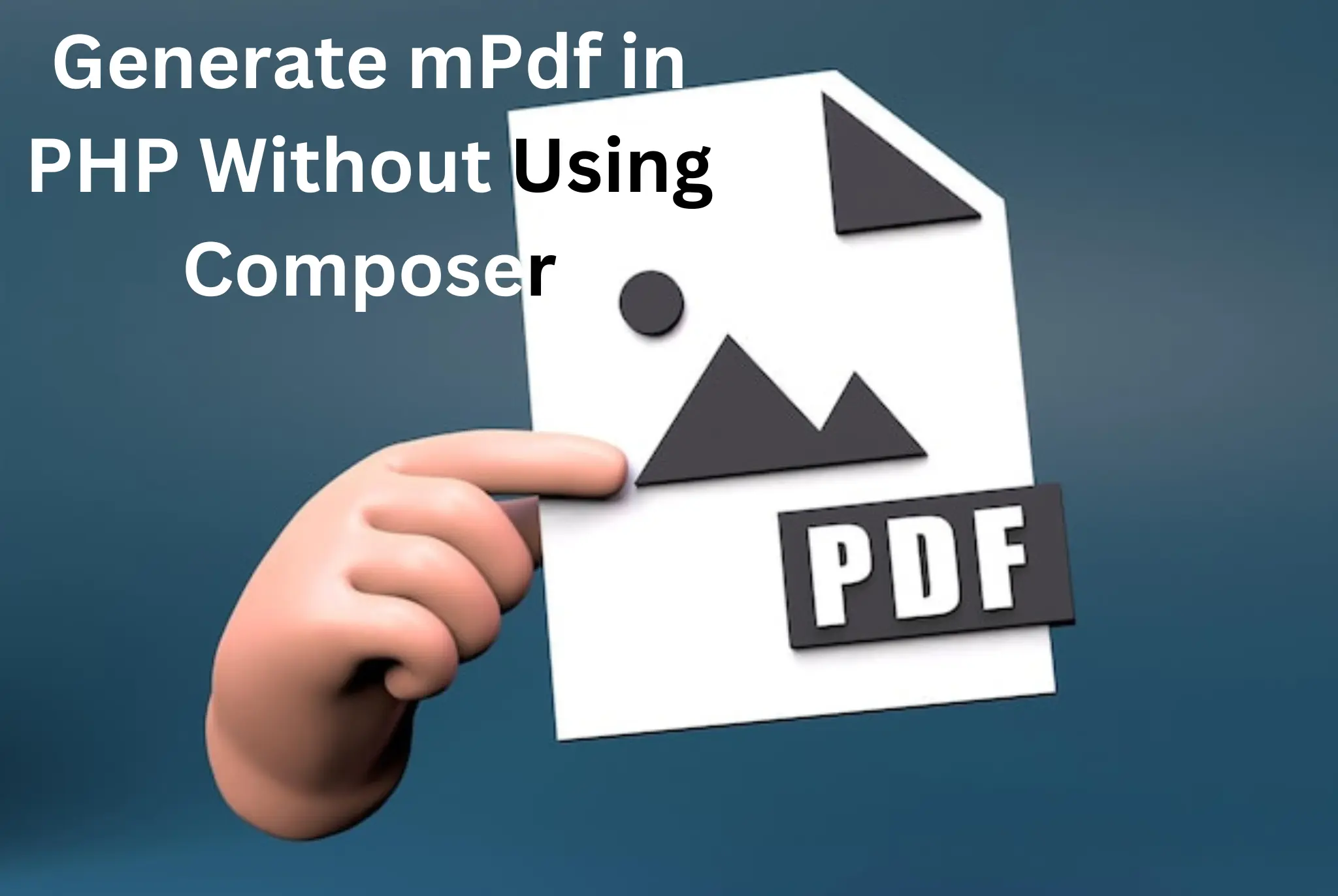 Guide to create mpdf in PHP